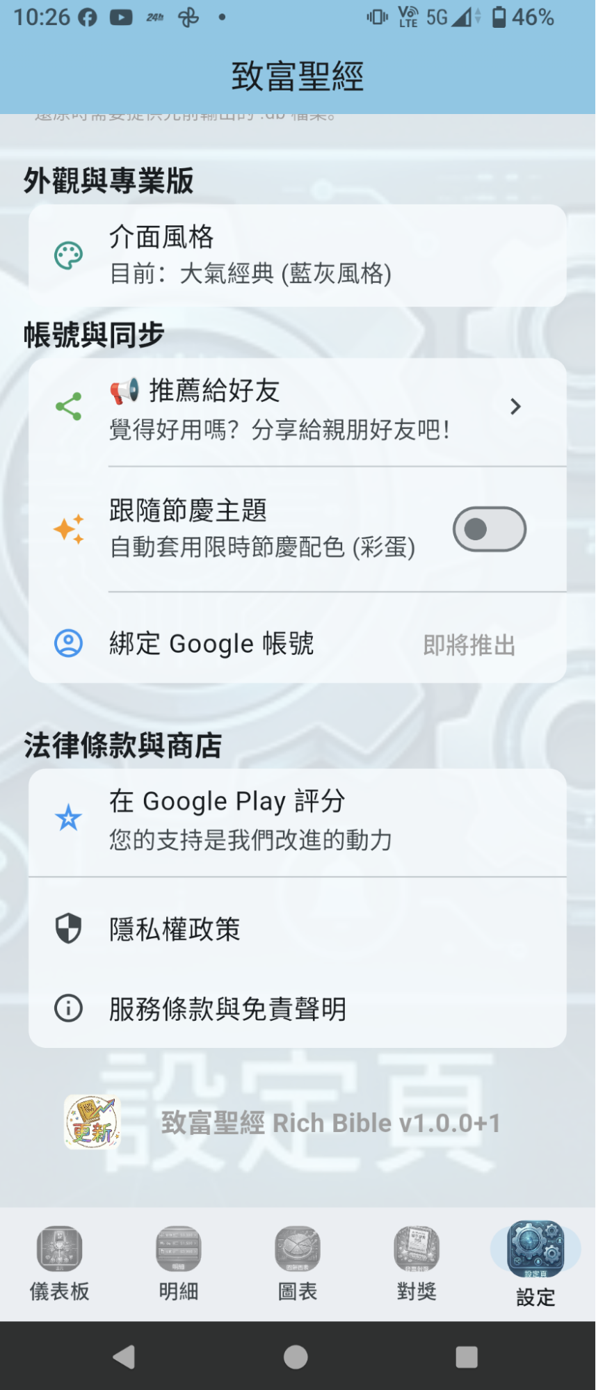 隱私權政策與服務條款